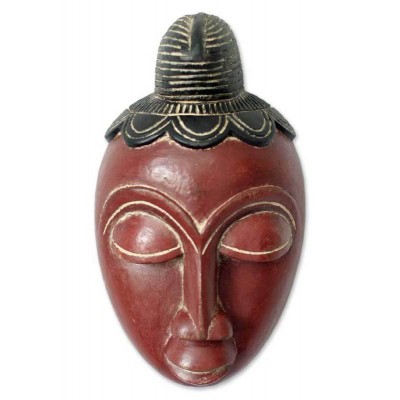 ANCESTOR Ivoirian Baule African Mask by Novica   312215767717